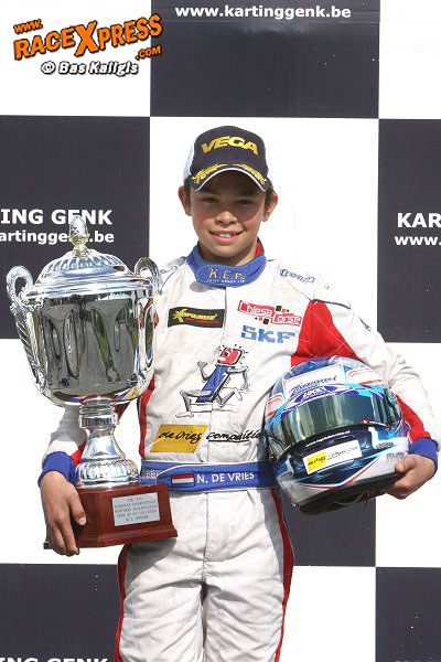 Nyck de Vries wint in Genk